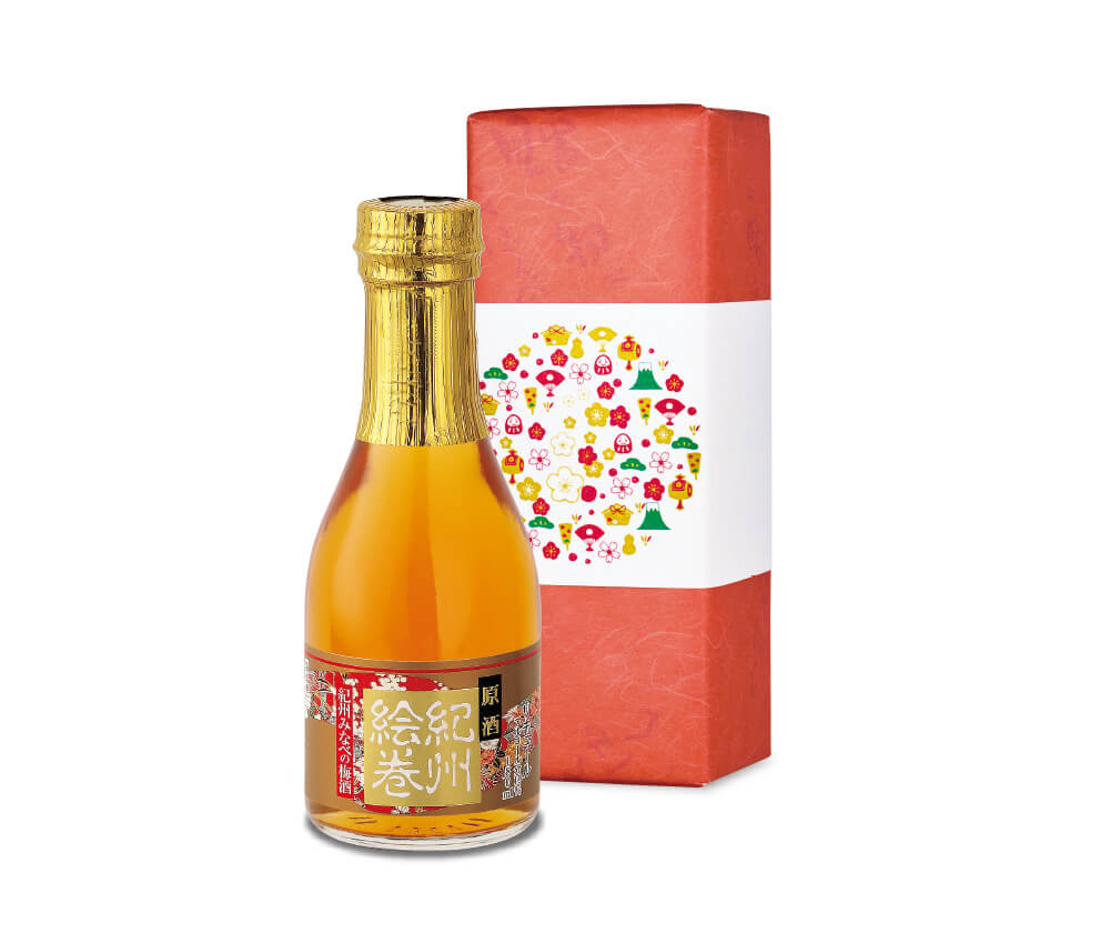 冬の小さな贈り物 原酒「梅酒 紀州絵巻」180ml