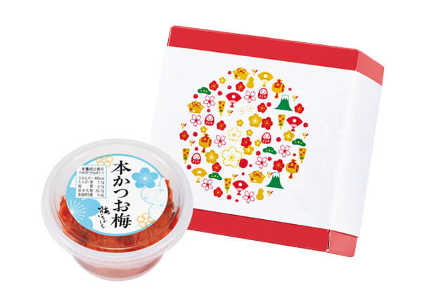 冬の小さな贈り物 本かつお梅80g